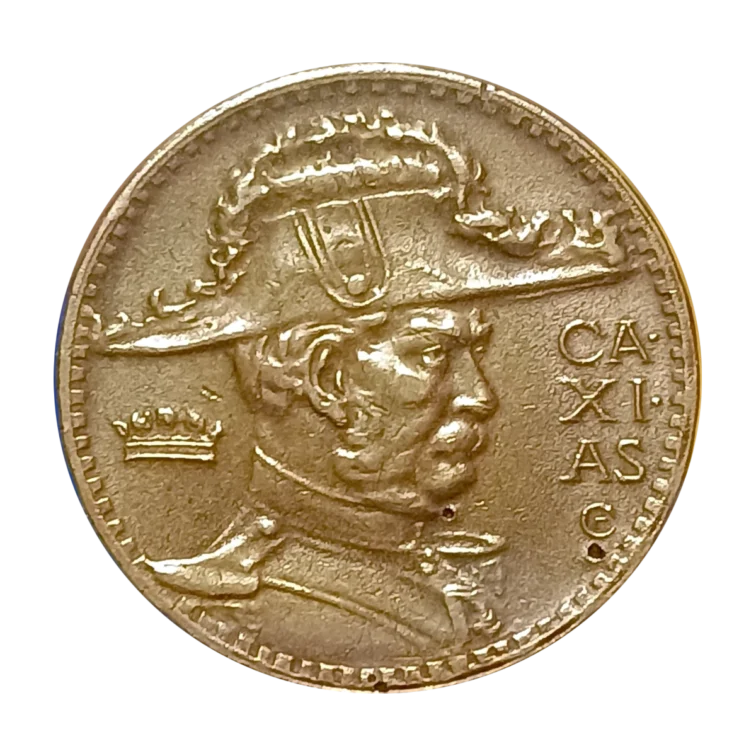 Moeda de 2000 Réis de 1938 Duque de Caxias acervo Moedas Mais